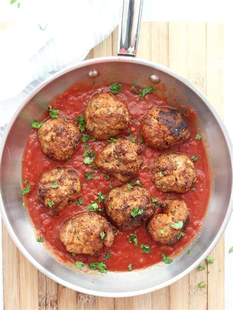 Air Fryer Turkey Meatballs Italian Style Slow The Cook Down