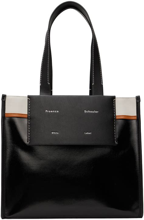 Proenza Schouler Black Proenza Schouler White Label Large Morris Tote