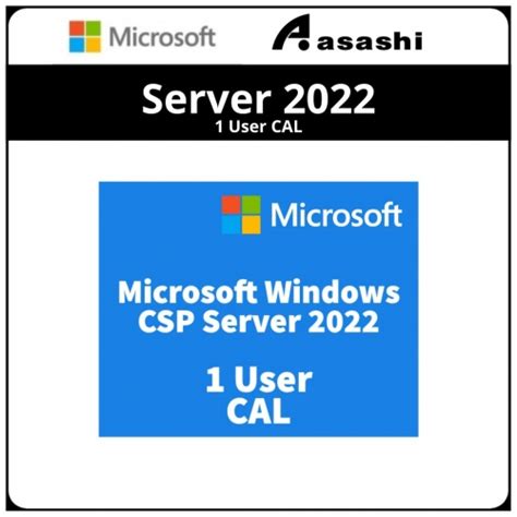 Microsoft Windows Server 2022 1 User CAL Commercial CSP Perpetual