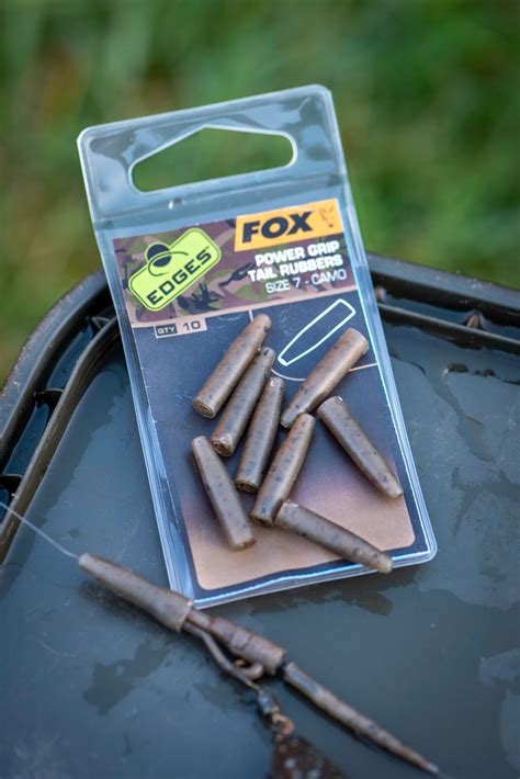 Fox Edges Camo Power Grip Tail Rubbers Premier Angling