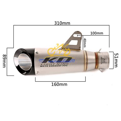 For CF Moto 450SS 450SR 450NK Full System Exhaust Muffler Front Mid