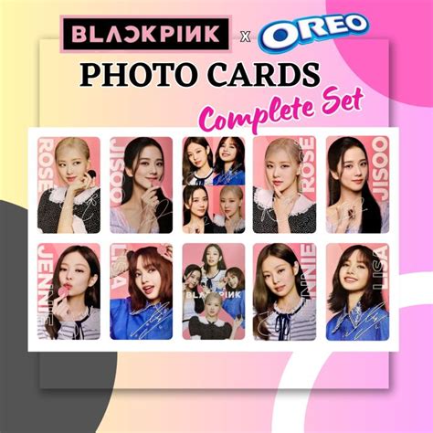 BLACKPINK X OREO PHOTOCARDS By Crafts ClaysPH Lazada PH