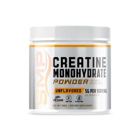 Private Label Creatine Monohydrate Powder 200 Mesh Micronized 300g