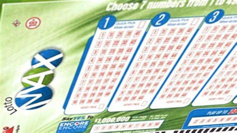 Lotto Max Friday Jackpot Online