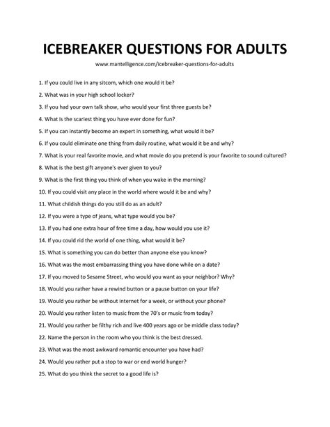 133 Funny Ice Breaker Questions