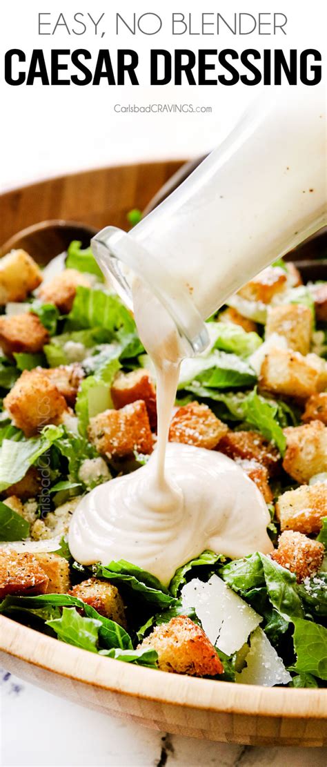 Best Homemade Caesar Dressing No Blender Or Food Processor