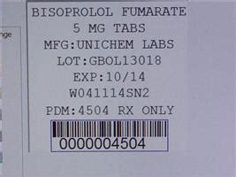 Bisoprolol Fumarate Information, Side Effects, Warnings and Recalls