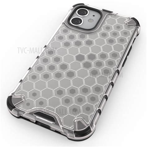 Honeycomb Pattern Shock Proof Tpu Pc Hybrid Case Shell For Iphone