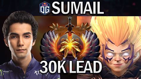 OG SUMAIL INVOKER 30K LEAD DOTA 2 7 30 GAMEPLAY YouTube