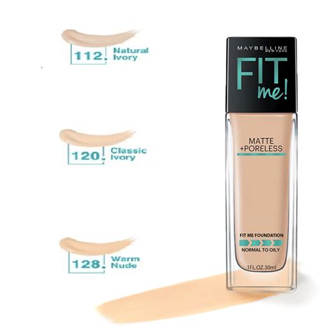 Kem N N Maybelline Fit Me Matte Poreless Foundation Spf M N Nh