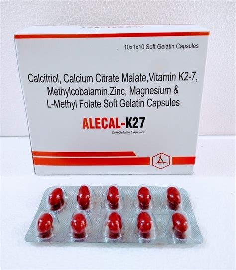 Alecal K27 Calcium Citrate Methycobalamin Zinc Magnesium Vitamin K2 7 Id 26171585788