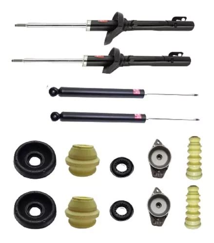 Kit 4 Amortiguadores Vw Jetta A4 1999 2010 C bases Y Rebote Envío gratis