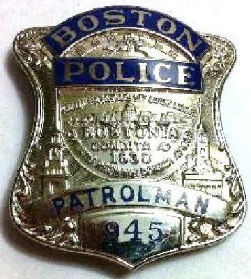 Boston police Fire Badge, Police Badge, Law Enforcement, Bedazzled ...