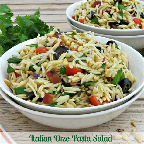 Italian Orzo Pasta Salad