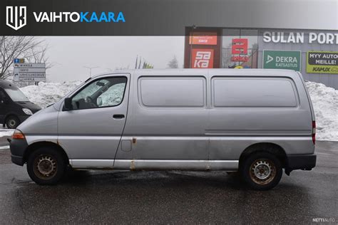 Toyota Hiace VAN 2 5TD pitkä Uusi Webasto Koukku 2 x renkaat Hyvä