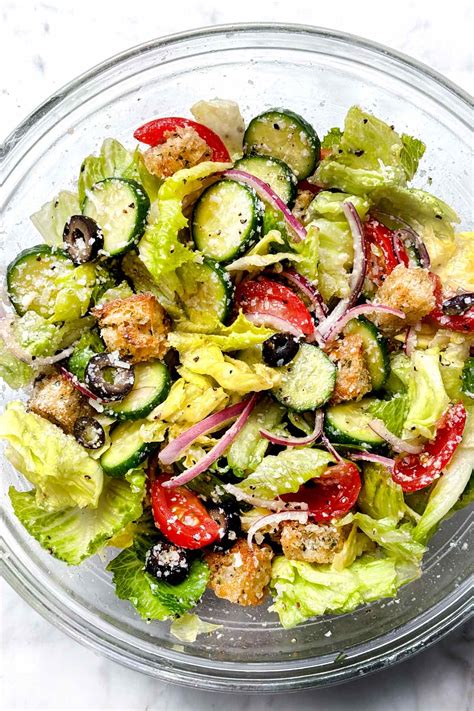 Simple Italian Salad | foodiecrush.com