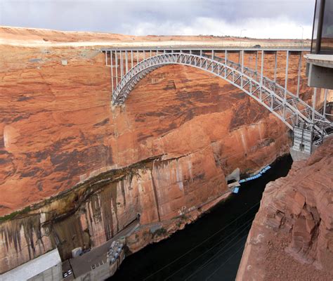 Glen Canyon Dam Bridge 2 Located Near Page Arizona The G Flickr