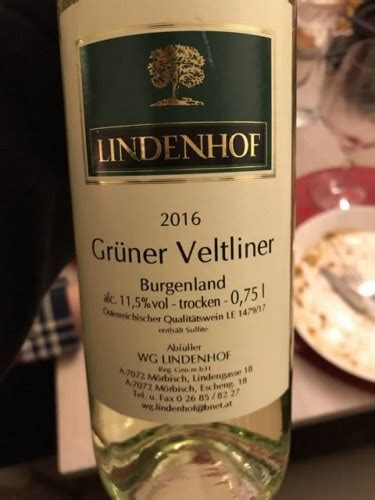 Weingut Lindenhof Grüner Veltliner Trocken Vivino US