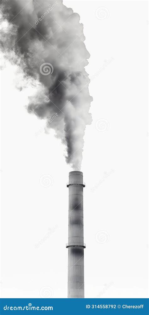 Industrial Smokestack Emitting Pollution Stock Photo Image Of Chimney