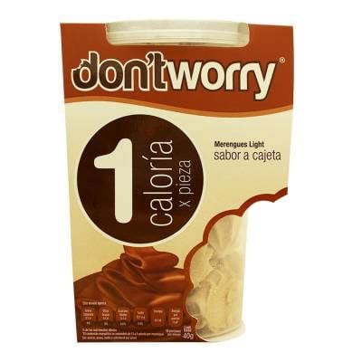 Merengues Dont Worry Light Sabor Cajeta G Walmart