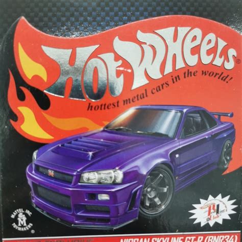 Ungu Hot Wheels Rlc Nissan Skyline Gt R R Bnr Purple Open Hood Hotwheels Shopee Philippines