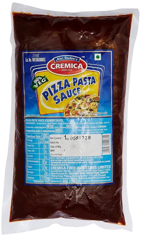 Cremica Sauce Pizza Pasta 1kg Amazon In Grocery Gourmet Foods