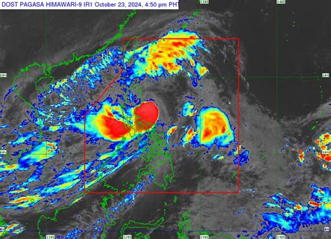 Kristine Intensifies Into Severe Tropical Storm Signal No Up In