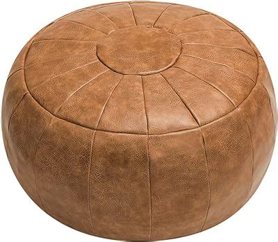 Amazon Thgonwid Unstuffed Handmade Faux Suede Pouf Footstool