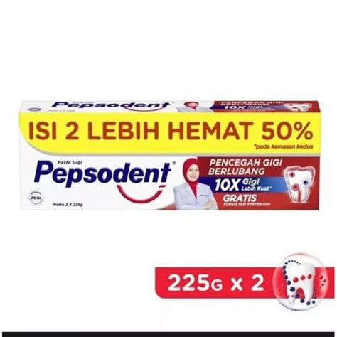 Jual Pepsodent Pasta Gigi White Value Pack Gr Isi Shopee Indonesia