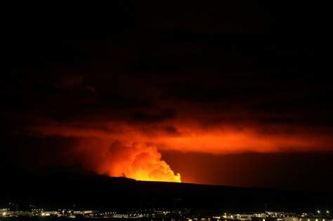 A map of the approximate location of the fissure - Iceland Monitor