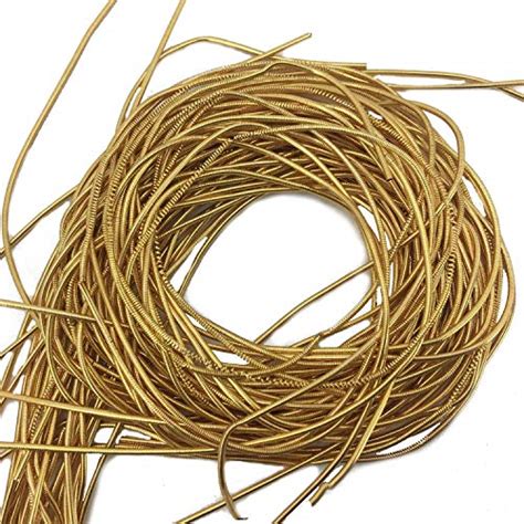 Aumni Crafts Zardosi Flexible Smooth Mm French Bullion Wires Pack Of