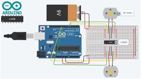 L293d Motor Driver Arduino Wiring Diagram Driving Any Steppe