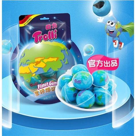 地球グミ トローリ プラネットグミ 目玉グミ Trolli 5個入り 90g 正規品 おつまみ スナック お菓子 グミ Food1 A