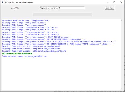 How To Make An Sql Injection Scanner With Python The Pycodes