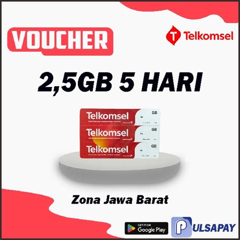 Jual Voucher Telkomsel Gb Hari Jabar Shopee Indonesia