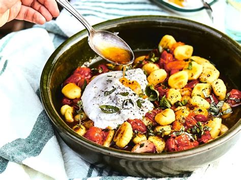 Recette Gnocchis Tomates Cerises Confites Et Burrata Public