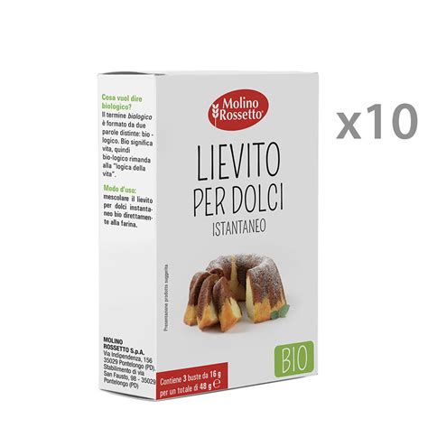 Confezioni Da Buste Lievito Istantaneo Dolci Bio Gr Molino