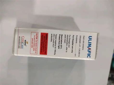 Ulinastatin Ulinafic Injection Packaging Type Box At Rs Box In