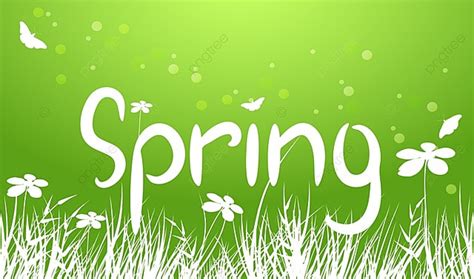 Vector Green Spring Background Template Download on Pngtree