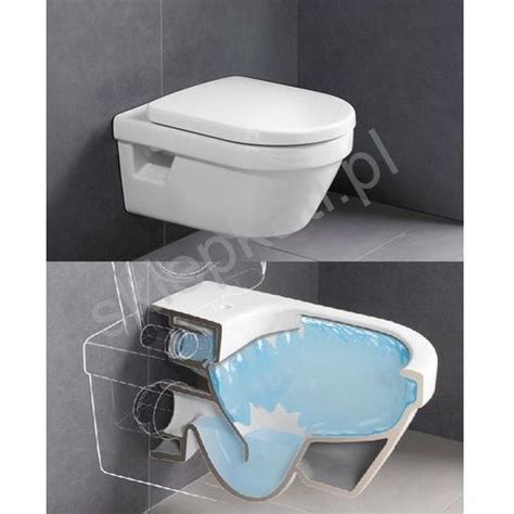 Architectura V B Combi Pack miska WC podwieszana DirectFlush z deską