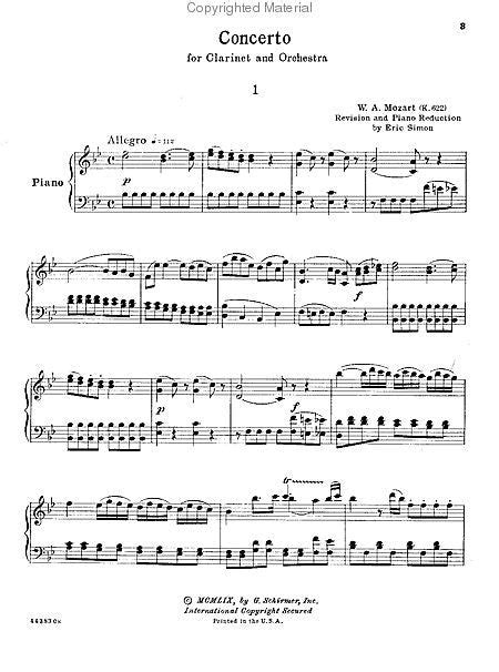 Mozart Clarinet Concerto Sheet Music ((TOP))