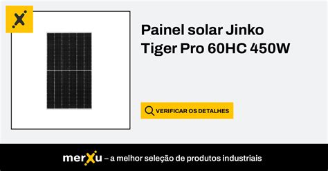 JinkoSolar Painel Solar Jinko Tiger Pro 60HC 450W MerXu