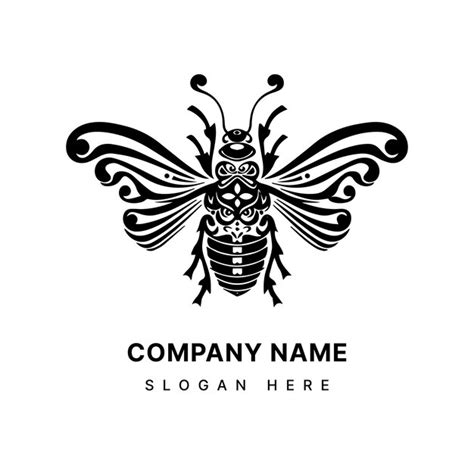 Premium Vector Insect Tribal Tattoo Hand Drawn Illustration