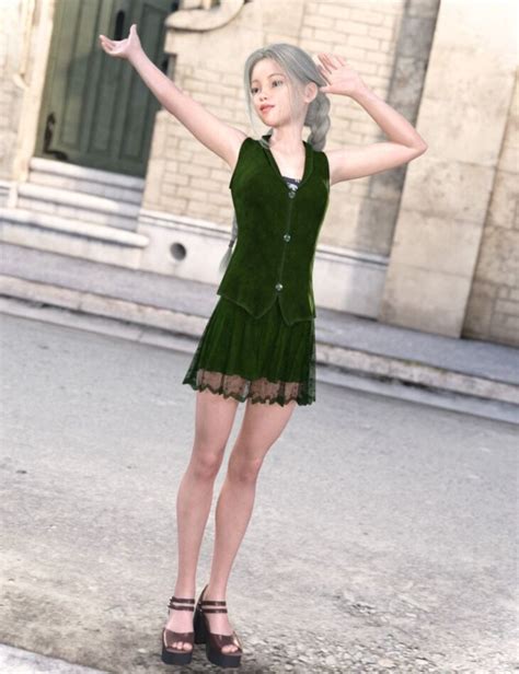 Dforce Naomis Summer Outfit For Genesis Female S Daz D Poser