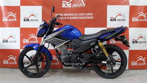 Yamaha YS 150 Fazer SED BlueFlex UBS 2017 Azul KM Motos Sua Loja De