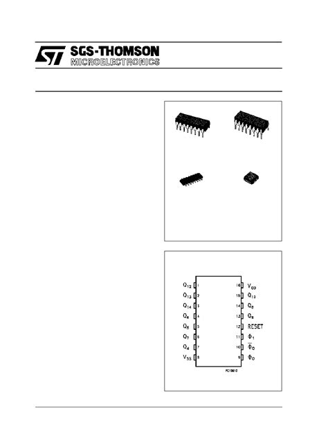 Hcf Bey Datasheet Pages Stmicroelectronics Counter Divider