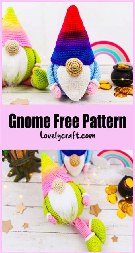 Crochet Gnome Pdf Amigurumi Free Pattern Lovelycraft