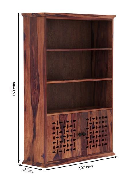 Polished Sheesham Wood Narekha Book Shelf Free Standing 3 Shelves At Rs 30946 In Jodhpur