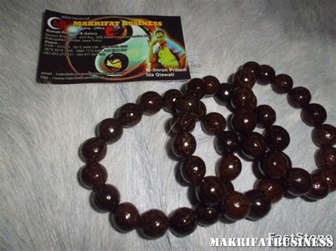 Jual Gelang Biji Gebang Pocok Hitam Natural Mm Di Lapak