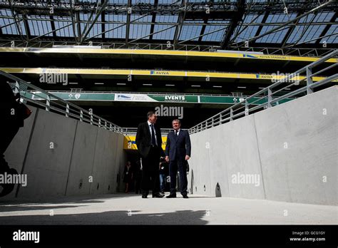 Aviva Stadium Opening Stock Photo Alamy